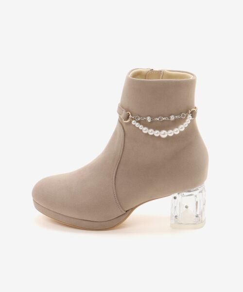 MAJESTIC LEGON / マジェスティックレゴン ブーツ（ショート丈） | 取り外しパールビジューブーツ | 詳細14