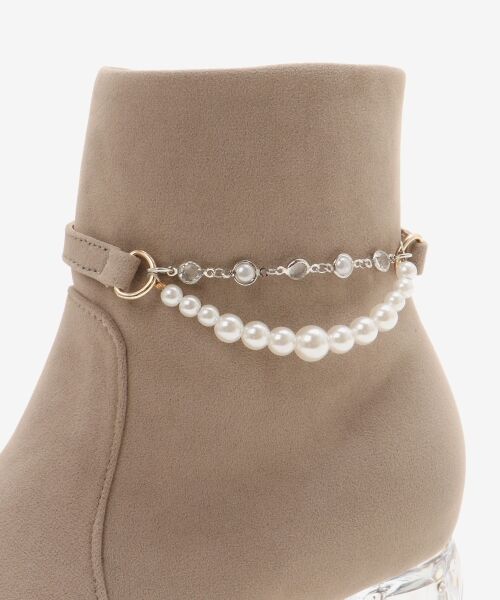 MAJESTIC LEGON / マジェスティックレゴン ブーツ（ショート丈） | 取り外しパールビジューブーツ | 詳細19