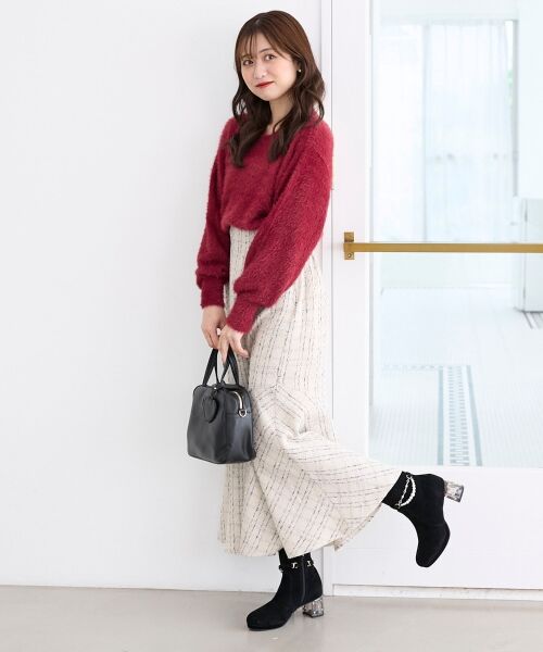 MAJESTIC LEGON / マジェスティックレゴン ブーツ（ショート丈） | 取り外しパールビジューブーツ | 詳細7