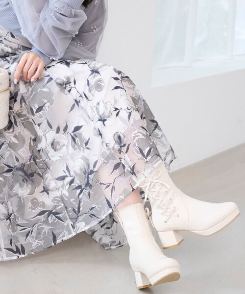 MAJESTIC LEGON / マジェスティックレゴン ブーツ（ショート丈） | サイドレースアップストレッチブーツ | 詳細4