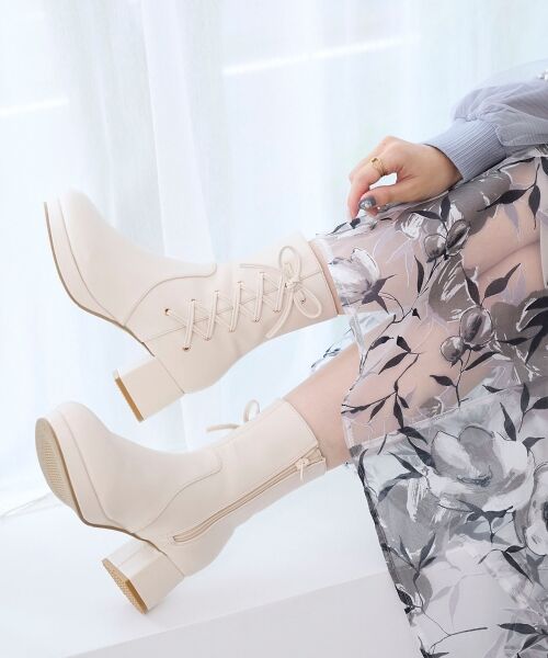 MAJESTIC LEGON / マジェスティックレゴン ブーツ（ショート丈） | サイドレースアップストレッチブーツ | 詳細6