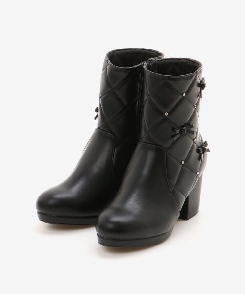 MAJESTIC LEGON / マジェスティックレゴン ブーツ(ショート丈) | キルティングビジューリボンブーツ | 詳細24