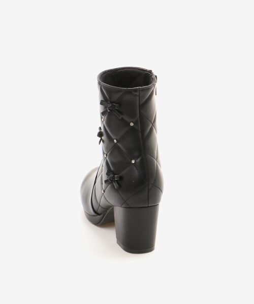 MAJESTIC LEGON / マジェスティックレゴン ブーツ(ショート丈) | キルティングビジューリボンブーツ | 詳細27