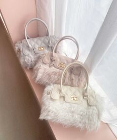 MAJESTIC LEGON / マジェスティックレゴン トートバッグ | キルティングフラップファーバッグ