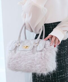 MAJESTIC LEGON / マジェスティックレゴン トートバッグ | キルティングフラップファーバッグ