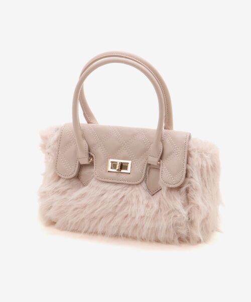 MAJESTIC LEGON / マジェスティックレゴン トートバッグ | キルティングフラップファーバッグ | 詳細14