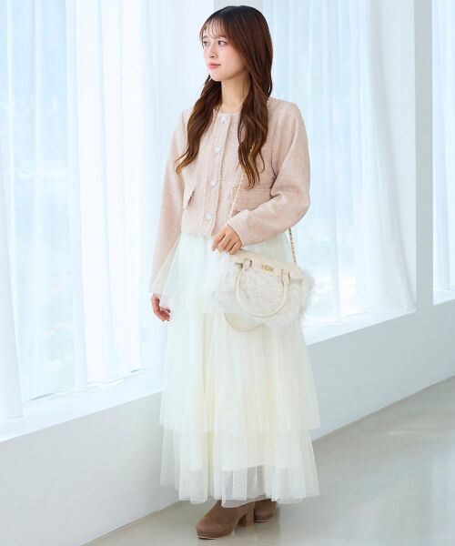 MAJESTIC LEGON / マジェスティックレゴン トートバッグ | キルティングフラップファーバッグ | 詳細2