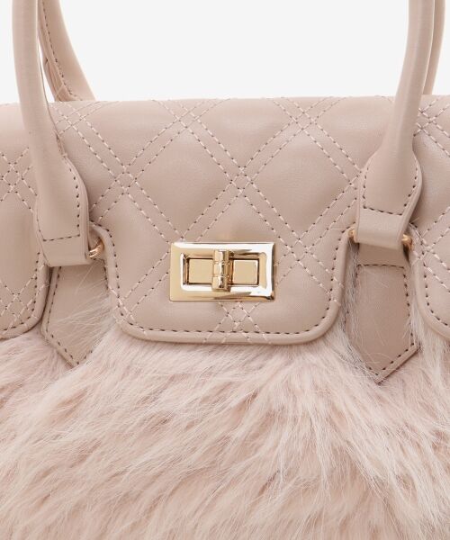 MAJESTIC LEGON / マジェスティックレゴン トートバッグ | キルティングフラップファーバッグ | 詳細21