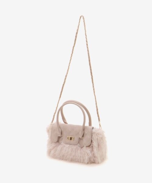 MAJESTIC LEGON / マジェスティックレゴン トートバッグ | キルティングフラップファーバッグ | 詳細23