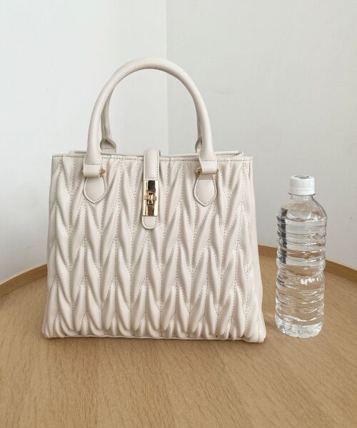 MAJESTIC LEGON / マジェスティックレゴン トートバッグ | クラシカルスクエアミディバッグ | 詳細11