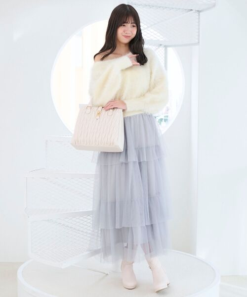 MAJESTIC LEGON / マジェスティックレゴン トートバッグ | クラシカルスクエアミディバッグ | 詳細3