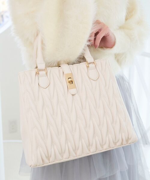 MAJESTIC LEGON / マジェスティックレゴン トートバッグ | クラシカルスクエアミディバッグ | 詳細5