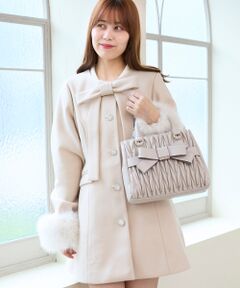 MAJESTIC LEGON / マジェスティックレゴン トートバッグ | クラシカルスクエアリボンバッグ