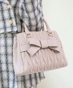 MAJESTIC LEGON / マジェスティックレゴン トートバッグ | クラシカルスクエアリボンバッグ