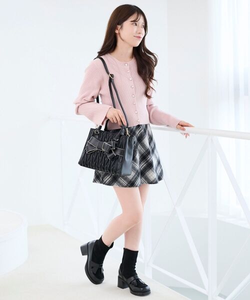 MAJESTIC LEGON / マジェスティックレゴン トートバッグ | クラシカルスクエアリボンバッグ | 詳細15