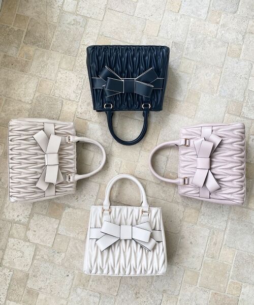 MAJESTIC LEGON / マジェスティックレゴン トートバッグ | クラシカルスクエアリボンバッグ | 詳細2