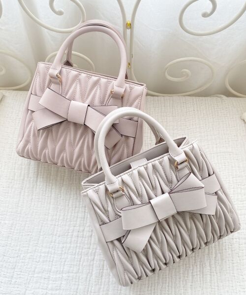 MAJESTIC LEGON / マジェスティックレゴン トートバッグ | クラシカルスクエアリボンバッグ | 詳細3