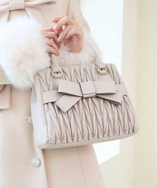 MAJESTIC LEGON / マジェスティックレゴン トートバッグ | クラシカルスクエアリボンバッグ | 詳細6