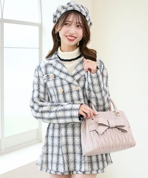 MAJESTIC LEGON / マジェスティックレゴン トートバッグ | クラシカルスクエアリボンバッグ | 詳細8