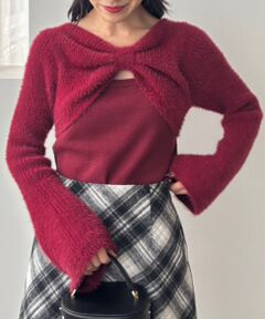 MAJESTIC LEGON / マジェスティックレゴン ニット・セーター | リボンボレロドッキングニット