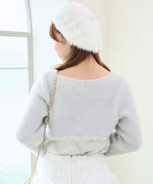 MAJESTIC LEGON / マジェスティックレゴン ニット・セーター | リボンボレロドッキングニット | 詳細10