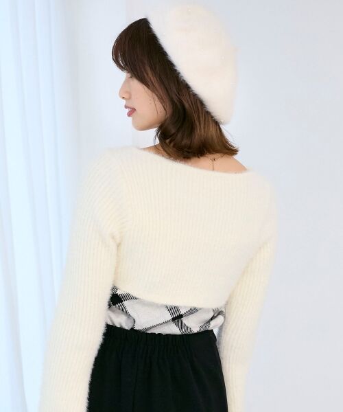 MAJESTIC LEGON / マジェスティックレゴン ニット・セーター | リボンボレロドッキングニット | 詳細19