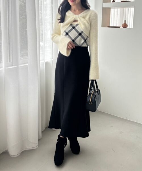 MAJESTIC LEGON / マジェスティックレゴン ニット・セーター | リボンボレロドッキングニット | 詳細25