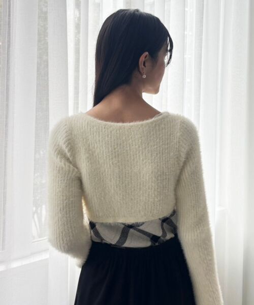 MAJESTIC LEGON / マジェスティックレゴン ニット・セーター | リボンボレロドッキングニット | 詳細30