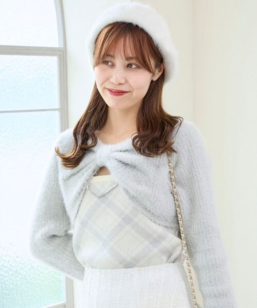 MAJESTIC LEGON / マジェスティックレゴン ニット・セーター | リボンボレロドッキングニット | 詳細9