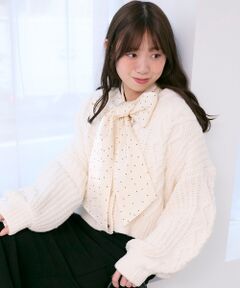 MAJESTIC LEGON / マジェスティックレゴン ニット・セーター | ハートマシュマロモールカーディガン