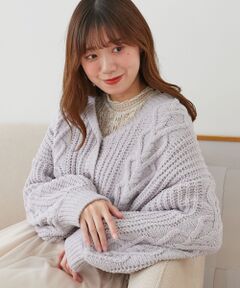 MAJESTIC LEGON / マジェスティックレゴン ニット・セーター | ハートマシュマロモールカーディガン