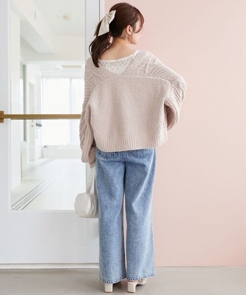 MAJESTIC LEGON / マジェスティックレゴン カーディガン・ボレロ | ハートマシュマロモールカーディガン | 詳細11