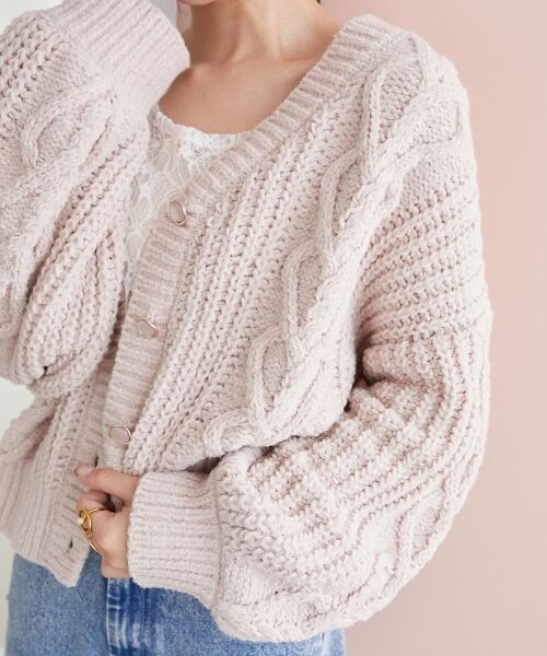 MAJESTIC LEGON / マジェスティックレゴン カーディガン・ボレロ | ハートマシュマロモールカーディガン | 詳細15