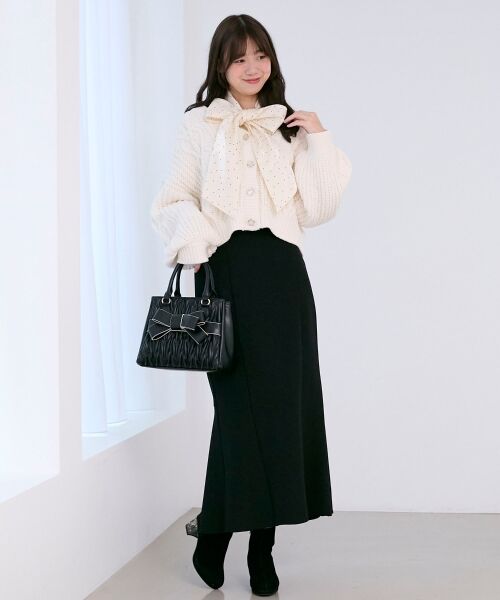 MAJESTIC LEGON / マジェスティックレゴン カーディガン・ボレロ | ハートマシュマロモールカーディガン | 詳細1