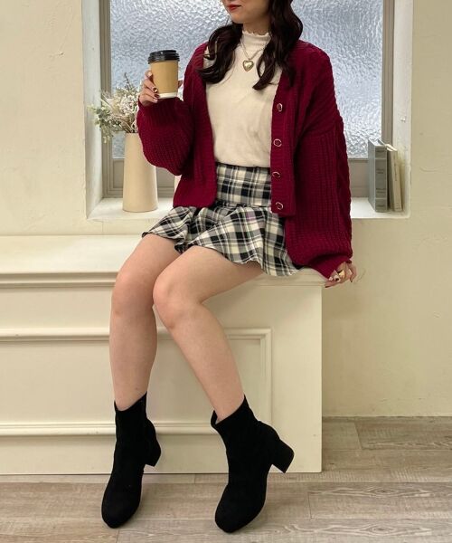 MAJESTIC LEGON / マジェスティックレゴン カーディガン・ボレロ | ハートマシュマロモールカーディガン | 詳細20