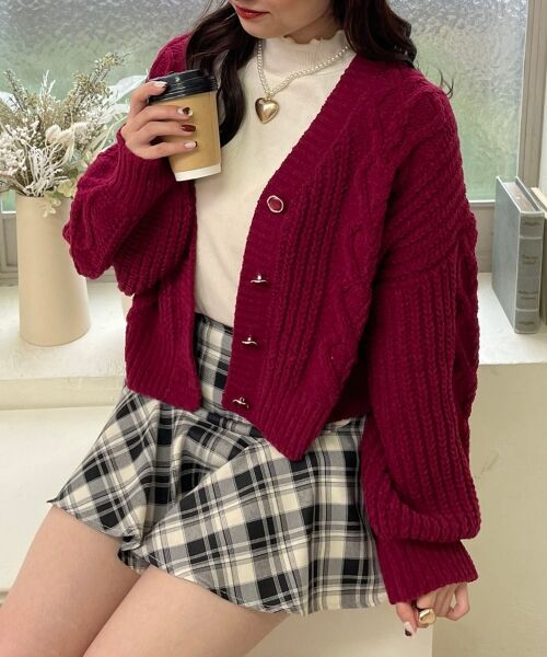 MAJESTIC LEGON / マジェスティックレゴン カーディガン・ボレロ | ハートマシュマロモールカーディガン | 詳細21