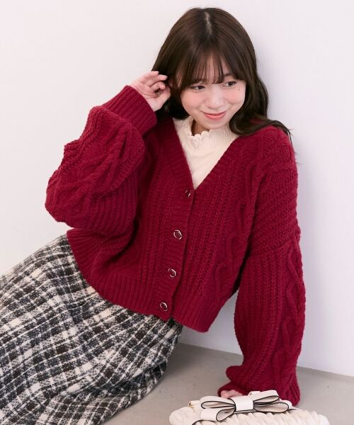 MAJESTIC LEGON / マジェスティックレゴン カーディガン・ボレロ | ハートマシュマロモールカーディガン | 詳細23