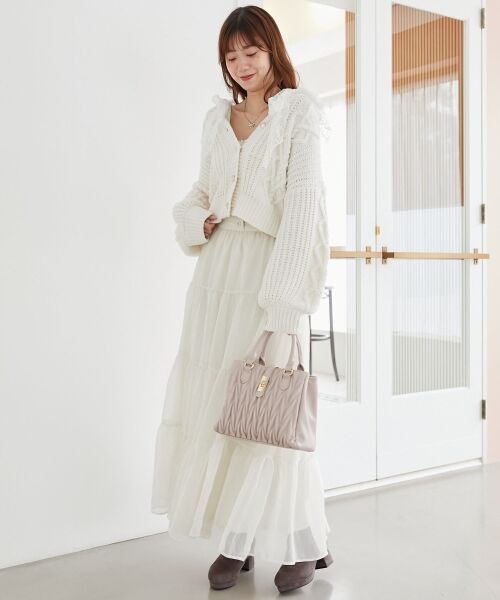 MAJESTIC LEGON / マジェスティックレゴン カーディガン・ボレロ | ハートマシュマロモールカーディガン | 詳細3