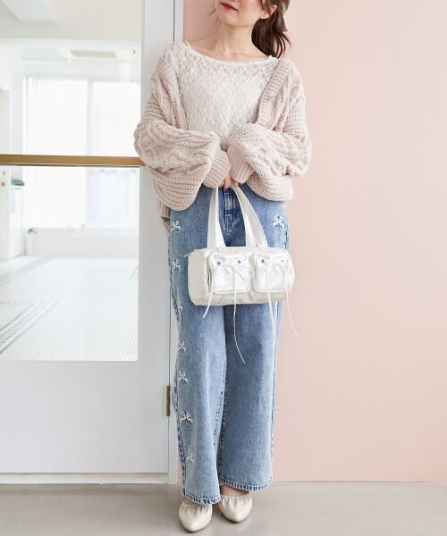 MAJESTIC LEGON / マジェスティックレゴン カーディガン・ボレロ | ハートマシュマロモールカーディガン | 詳細8