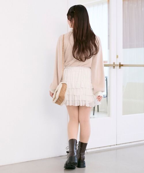 MAJESTIC LEGON / マジェスティックレゴン ニット・セーター | フワフワtwinsうさぎニット | 詳細11