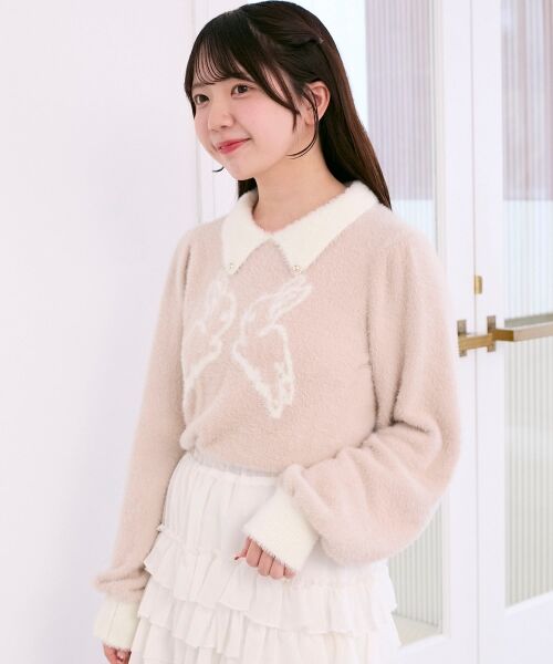 MAJESTIC LEGON / マジェスティックレゴン ニット・セーター | フワフワtwinsうさぎニット | 詳細13