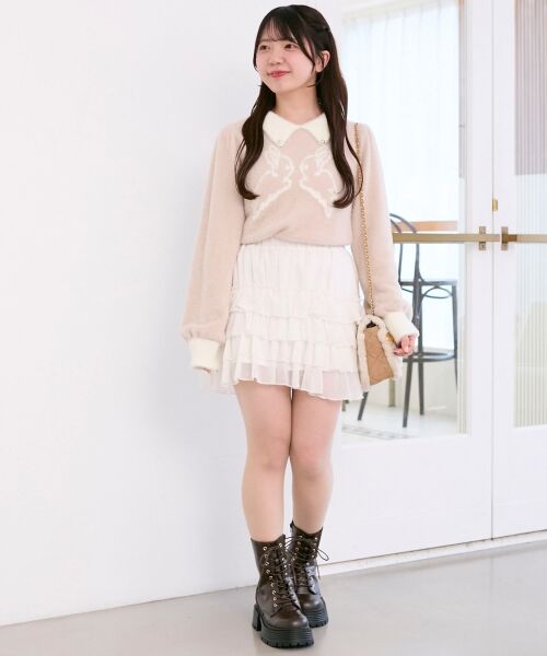 MAJESTIC LEGON / マジェスティックレゴン ニット・セーター | フワフワtwinsうさぎニット | 詳細9