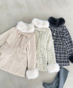 MAJESTIC LEGON / マジェスティックレゴン その他アウター | マルチwayリボンミディコート