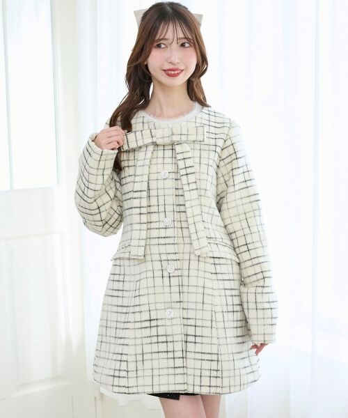 MAJESTIC LEGON / マジェスティックレゴン その他アウター | マルチwayリボンミディコート | 詳細10