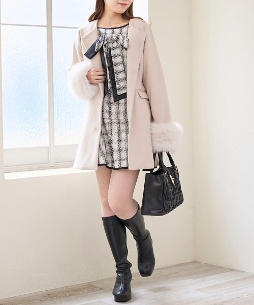 MAJESTIC LEGON / マジェスティックレゴン その他アウター | マルチwayリボンミディコート | 詳細24