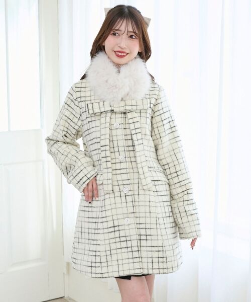 MAJESTIC LEGON / マジェスティックレゴン その他アウター | マルチwayリボンミディコート | 詳細8