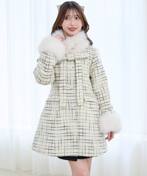 MAJESTIC LEGON / マジェスティックレゴン その他アウター | マルチwayリボンミディコート | 詳細4