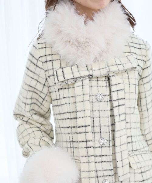 MAJESTIC LEGON / マジェスティックレゴン その他アウター | マルチwayリボンミディコート | 詳細7