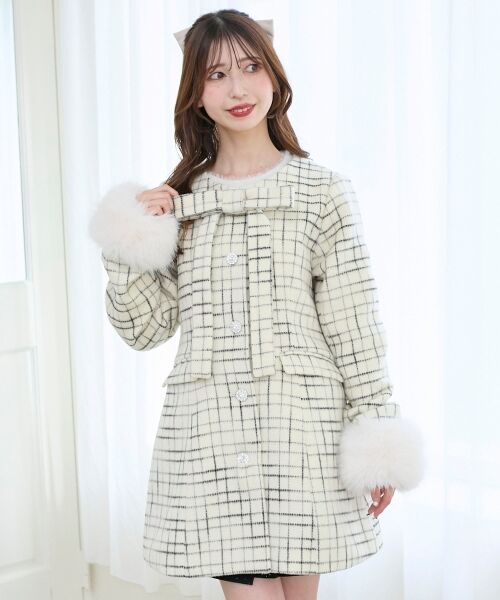 MAJESTIC LEGON / マジェスティックレゴン その他アウター | マルチwayリボンミディコート | 詳細9