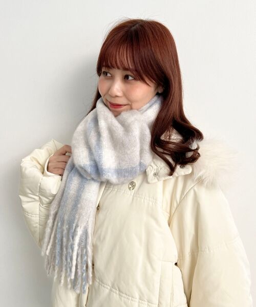 MAJESTIC LEGON / マジェスティックレゴン マフラー・ショール・スヌード・ストール | アソートブークレストール | 詳細1